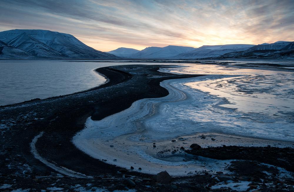 Sunrise Svalbard